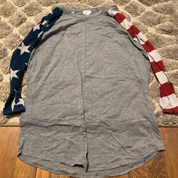 Lularoe American Flag Shirt - Picture 1 of 1